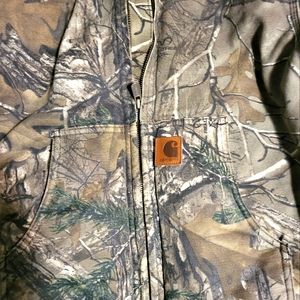 Boys size 10-12 Camo Carhartt Coat